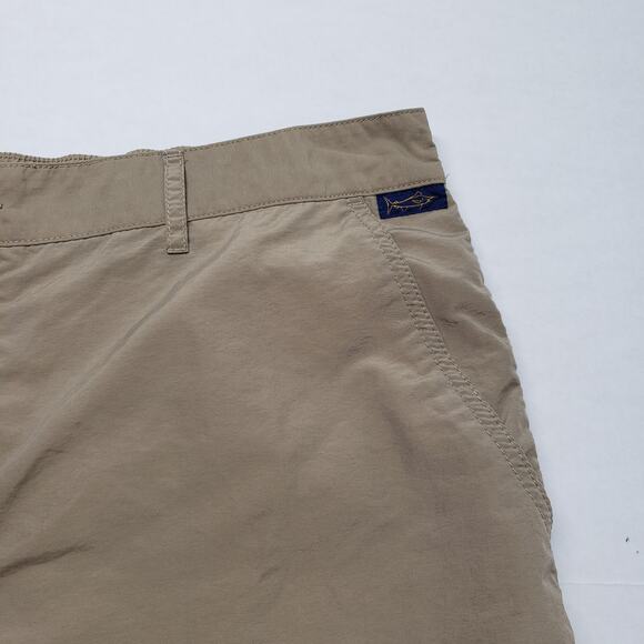 Kahala Hawaiian Shorts Mens XL Brown Cargo Hiking Elastic Waist Outdoors Nylon - Picture 11 of 16